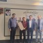 اهدای سنگ پلاک ثبتی تاریخی فتیده لنگرود به اداره کل ثبت اسناد و املاک گیلان