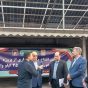 با حضور استاندار گیلان ؛ فاز اول پروژه نیروگاه خورشیدی اداره کل ثبت احوال استان افتتاح شد